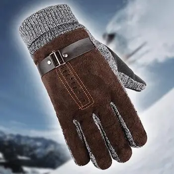 Naujas Žiemos Lauko Vyras Pirštinės Lady Touch Screen Vėjo Jojimo Sporto Šiltas Vilnos, Alpinizmo, Slidinėjimo Pirštines