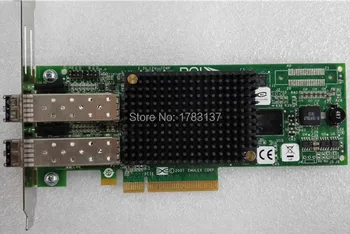 Pluošto kortelę 489193-001 82E LPE12002 8G PCI-e dual port HBA naudojamos Kortelės geros būklės