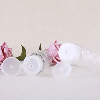50ml skaidraus Plastiko Daugkartiniai Flip-Top Tuščias Butelis Kelionės Nešiojamų Kosmetikos Balionėlis Losjonas Išspausti Jar Multi-Naudoti