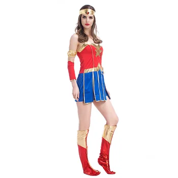 Supergirl Suaugusiųjų Disfraces Cosplay Seksualių Moterų Superhero Šalies Kostiumų Fantasia Femininas Kostiumai Dress 5 Rinkiniai