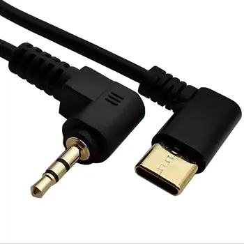 Auksu alkūnė Tipas-c USB C 3.5 mm Audio Aux-Jack Laidas 0,3 m