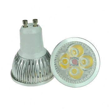 4 LED 85-265V Pritemdomi Šiltai Balta LED Lemputė, Prožektorius Viešbučių Ir Parduotuvių Apšvietimui