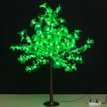 1,5 M 5ft aukštis buvo Dirbtinis Klevo Medžio Kalėdų Medžio Šviesos 300 LED Bulbs110/220VAC iš durų naudoti Rainproof pasakų sodo dekoro