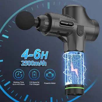 LED Ekranas, Masažas Ginklą Įkrovimo Kūno Raumenų Atsipalaidavimą Fasciją Pistoletas Elektrinis Raumenų Atsipalaidavimui Massager