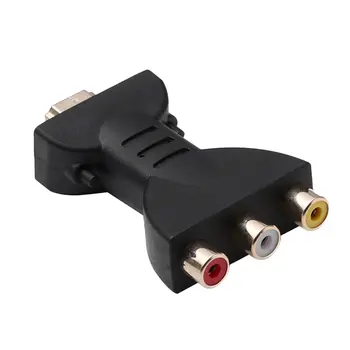 AV Skaitmeninio Signalo HDMI suderinamus Į 3 RCA Audio Adapter Component Keitiklis, Vaizdo Garso Adapteris AV Component Skaičiuoklė