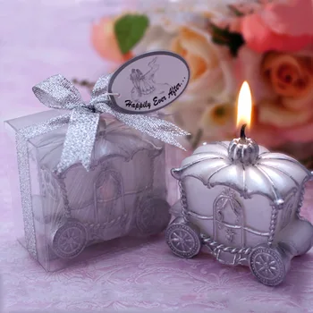 Vestuvių naudai žvakė Apdaila--Pasakos Moliūgų Vežimas Žvakės kūdikio dušas šalis dekoro 200pcs/daug
