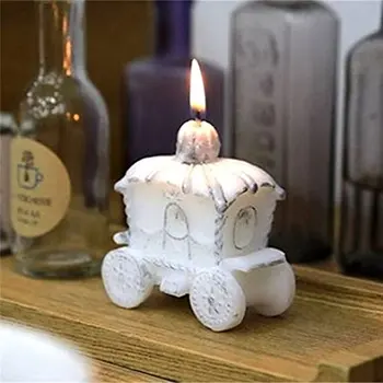 Vestuvių naudai žvakė Apdaila--Pasakos Moliūgų Vežimas Žvakės kūdikio dušas šalis dekoro 200pcs/daug