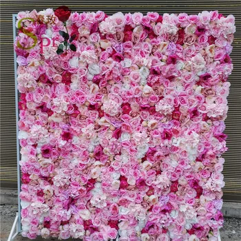 SPR Kinijos gamyklos vestuvių decorationbackdrop šilko dirbtinių gėlių sienos