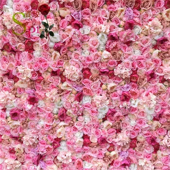SPR Kinijos gamyklos vestuvių decorationbackdrop šilko dirbtinių gėlių sienos