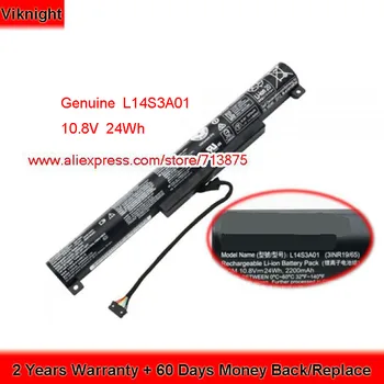 Originali L14S3A01 Baterija Lenovo Ideapad 100-15IBY L14C3A01 5B10K10220 5B10H4276 10.8 V 24Wh