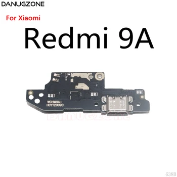 USB Įkrovimo Dokas Uosto Lizdas Jack Plug Jungtis baterijos Valdybos Flex Kabelis Xiaomi Redmi 9 9A