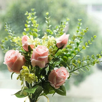 INS Vėjo Vestuvių Modeliavimas Gėlių bulgarijos Rose Krūva Namų Puošybai Netikrą Gėlių