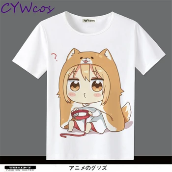 Himouto! Umaru-chan Pradžia Umaru Nanan ebina trumpomis Rankovėmis T-shirt Anime Spausdinti Marškinėliai Cosplay Dienos Top Marškinėliai Moterims Vasaros Kostiumai