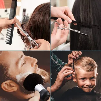 Profesionali Plaukų Pjovimo Žirklės Rinkiniai Plaukų Retinimo, Žirklės Nerūdijančio Plieno, plaukų kirpimo Žirklės Nustatyti Suaugusiųjų, Vaikų Kirpimas 11PCS