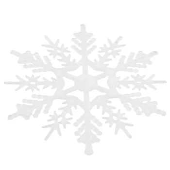 Žavinga 10cm Snaigės už Kalėdos Baltos Kalėdų Eglutė Dekoras Šalis, Kalėdų Papuošalai Namų Puošybai 24PCS
