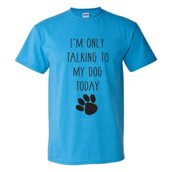 Aš Tik Kalbu, kad Mano Šuo Šiandien - Juokingas Šuo Mama Myliu Šunis Marškinėliai - 3X-Didelis - Heather Safyras