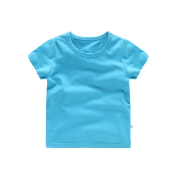 Kūdikių Berniukų, Mergaičių marškinėliai 2021 m. Pavasarį, Vasarą, Naujos Vaikiškų Drabužių trumpomis Rankovėmis Medvilnė, Kietas Atsitiktinis Viršūnes Vaikams Marškinėliai
