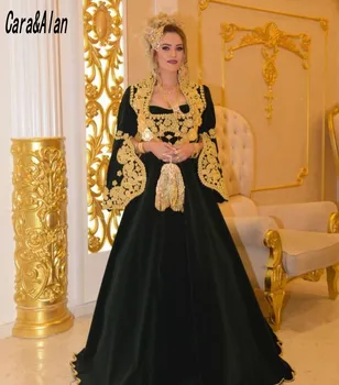 Vestidos Formales Tradicinių Kosovo Albanų Caftan Vakaro Suknelės Moterims Aplikacijos Promenadzie Suknelė Chalatas De Soirée De Mariage