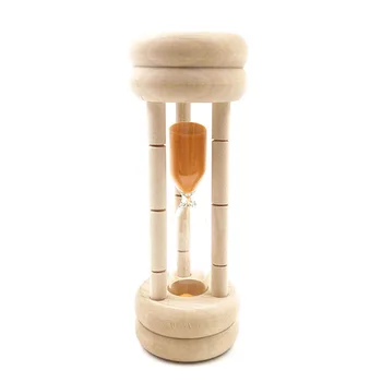 Mediniai Hourglasses Namų Dekoro 3min Vaikų Dantų Valymas Sandglass Laikmatis Papuošalai Amatų Smėlio Laikrodis smėlio laikrodis Laikmatis