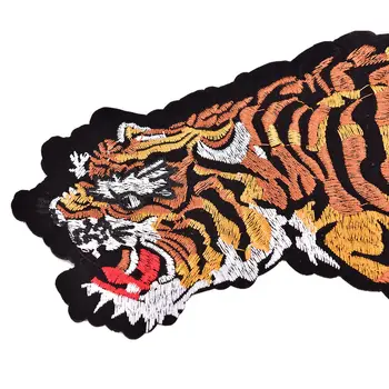 Medvilnės audinio, Siuvinėti drabužiai didelis tigras lopai drabužius su juo drabužių nuoma pleistras kratinys