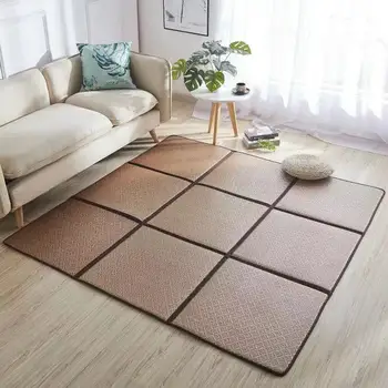 Vasaros rotango kilimų kambarį vaikams nuskaitymo larege dydžio kilimas vaikų miegamasis tatamio sofa, sulankstomas kietas grindų kilimėlis pritaikytas