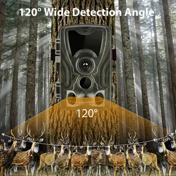 HC801A Suntek 16MP 1080P 20m Naktinio Matymo Atstumą Aptikti Medžioklės Žaidimas Takas Kamera 8 mygtuką, Medžioklės, Žvalgymo Kamera