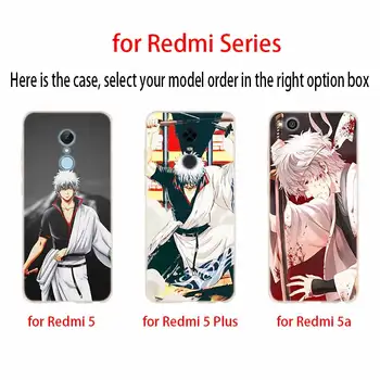 GINTAMA Atveju Xiaomi Redmi Redmi Pastaba 9 8 7 6 5 pro Dangtelį Redmi 9a 8a 7a 6a 5a 8t y3
