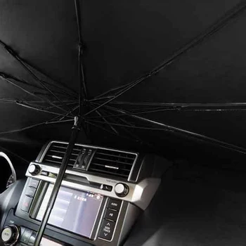 Vasarą Automobilio Saulės Pavėsyje Skėtis Universalus prekinis, galinis Stiklo Priekiniai skėtį nuo saulės Padengti UV Protector Automobilio Saulės Atspalvių, Aksesuarų, Stabdžių Ledas Sniegas