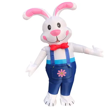 Easter Bunny Pripučiami Suaugusiųjų Kostiumai Helovyno Cosplay Kostiumai, Susprogdinti Triušio Vaidmuo Žaisti Išgalvotas Šalis Dres Vyras, Moteris