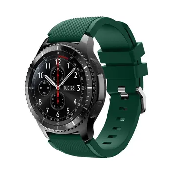 20 22mm Galaxy watchstrap Samsung GearS2 S3/Pasienio silikono riešo apyrankę, diržą watchband už galaxywatchActive 2 40 44mm