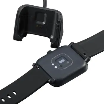Nešiojamų A1608 Magnetinio Dėklą, Kroviklį USB Krovimo Doko Stotis Pakeitimo Huami Amazfit Pvp Smart Watch Priedai