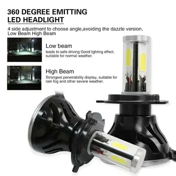 1Set*Gamyklos pigūs H7 23w 12v M41 LED žibintų lemputės vandeniui automobilių žibintai, led žibintai sunkvežimių led prožektorius