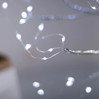 Kalėdų Šventė Dovanos, Namų Puošybai 108 LED Touch Naktį Šviesos Mini eglutę, Vario Viela, Garliava Pasakų Lempos