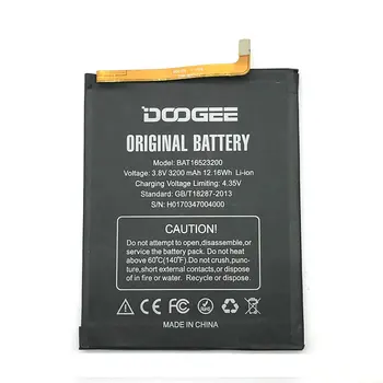1PCS Nauji Aukštos Kokybės BAT16523200 Baterija DOOGEE Y6 Y6C Mobiliuoju Telefonu+ Stebėti Kodas