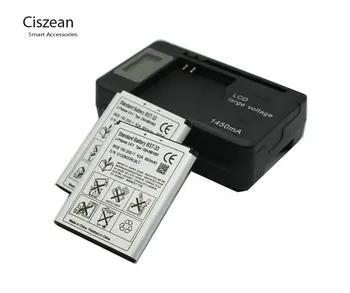Ciszean 2VNT BST-33 950mAh Sumanaus Telefono Bateriją + LCD Įkroviklio K530 K550 K630 K660i K790 K790i K800 K800i K810