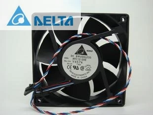 50PCS Originalą delta AFC1212DE 12038 12cm 120mm DC 12V 1.6 A pwm kamuolys ventiliatorius termostatas keitiklio serverio aušinimo ventiliatorius