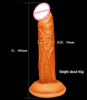 Naujas Aukso Lesbiečių Tikroviškas Dildo Silikono siurbtukas Netikras Penis G-taško Stimuliacija Gėjų Masturbator Erotinis Sekso Žaislai Moteris