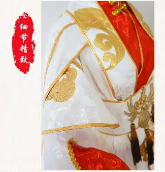 Tian Guan Ci Fu Cos Xie Lian Kostiumas Yue Shen Platinum Povas Cosplay Costmes Pilnas Komplektas Perukas Batai Aksesuarai Šluostės