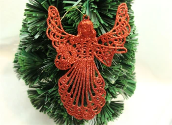 1 VNT Kalėdų tiekimo Aukso milteliai angelas Kalėdų eglutės papuošalus 15CM Kalėdų medžio pateikti papuošalai 