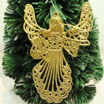 1 VNT Kalėdų tiekimo Aukso milteliai angelas Kalėdų eglutės papuošalus 15CM Kalėdų medžio pateikti papuošalai 