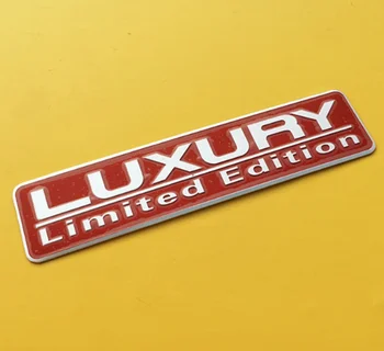Raudona Prabanga Limited Edition VIP JP JDM Automobilių šildomos Galinės Emblema Ženklelio Lipdukai Lipdukas