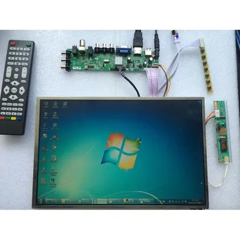 Rinkinys B141EW03 VB/B141EW03 V7 Ekrane monitoriaus HDMI VGA DVB-T 1280X800 Skaitmeninės TV USB AV LCD Skydelis 1 CCFL 30pin Valdiklio plokštės