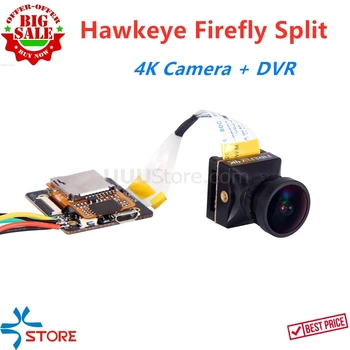 Hawkeye Firefly Padalinta 4K 160 Laipsnių FOV Kamera su HD Filmavimo Mini DVR WDR Bendrosios Valdybos Built-in Mic Low Latency AV Išėjimas