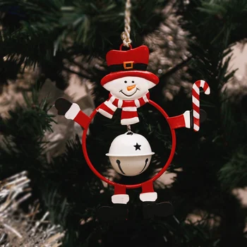 Kalėdinė Dekoracija Kaustytomis Geležies Bell Kalėdų Eglutė Pakabukas Mielas Kabantys Papuošalai #df
