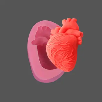 3D Širdies Širdies Formos, Liejimo Formų Derva Muilas, Vaškas, Minkštas Meno Amatų Įrankiai