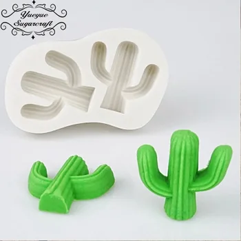 Yueyue Sugarcraft kaktusas silikono formos tortas dekoravimo priemonės confeitaria moldes de silikono minkštas pyragas pelėsių
