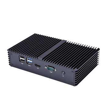 Nemokamas Pristatymas Mini PC 4 Gigabit LAN Intel Core i3 4005U AES-NI Windows 10 Linux Maršrutizatoriaus Firewall, Proxy Prieigos Taškas Mini PC