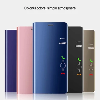 Smart Veidrodis Telefoną Atveju Huawei Mate 30 20 20x 10 9 pro lite Nova 7 7se 7i 6 6se 5 5i 5t 4 4e 3 pro lite Dangtis
