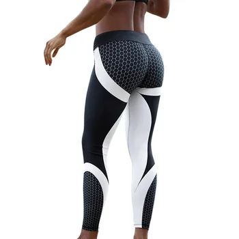 Vasarą moteris, aukšto liemens kelnės 3D Spausdinimo Bėgiojimas Liesas Treniruotės Sporto salėje Antblauzdžiai Sporto Mokymo Apkarpytos Reguliariai Pieštuku Kelnes pantalon