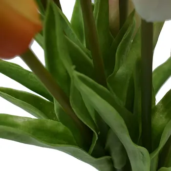 35PCS PU Tulpės, Dirbtinės Gėlės Nekilnojamojo Touch Artificiales Para Decora Mini Tulpių Namų Vestuvių Valentino Diena Netikrą Gėlių